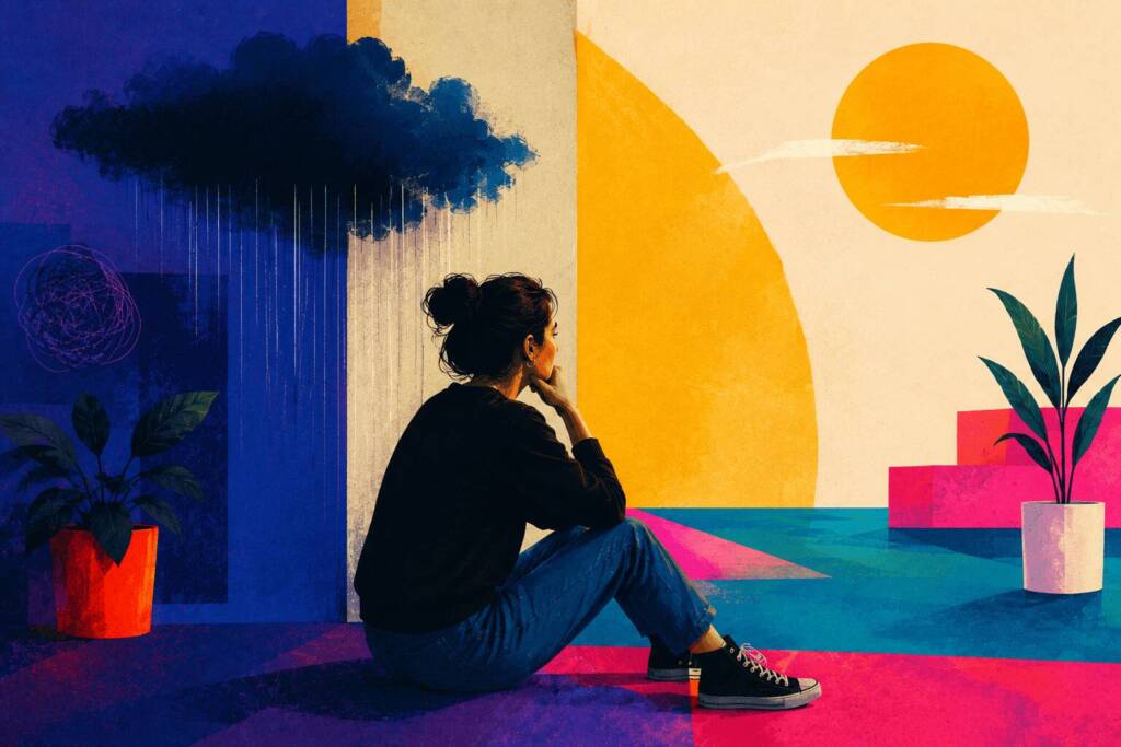 La diferencia entre tristeza y vacío existencial